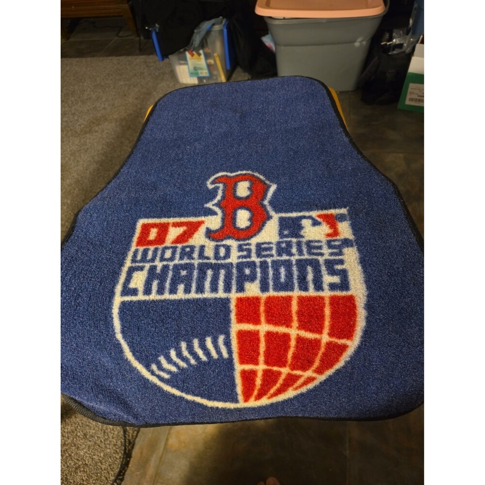 2007 Boston Red Sox Car Mat World Champions Floor Mat